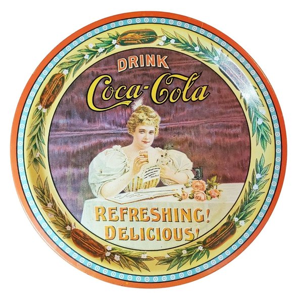 Vintage 75th Anniversary Coca Cola Tray Harrisburg PA Bottling Plant 30470 - Picture 1 of 3